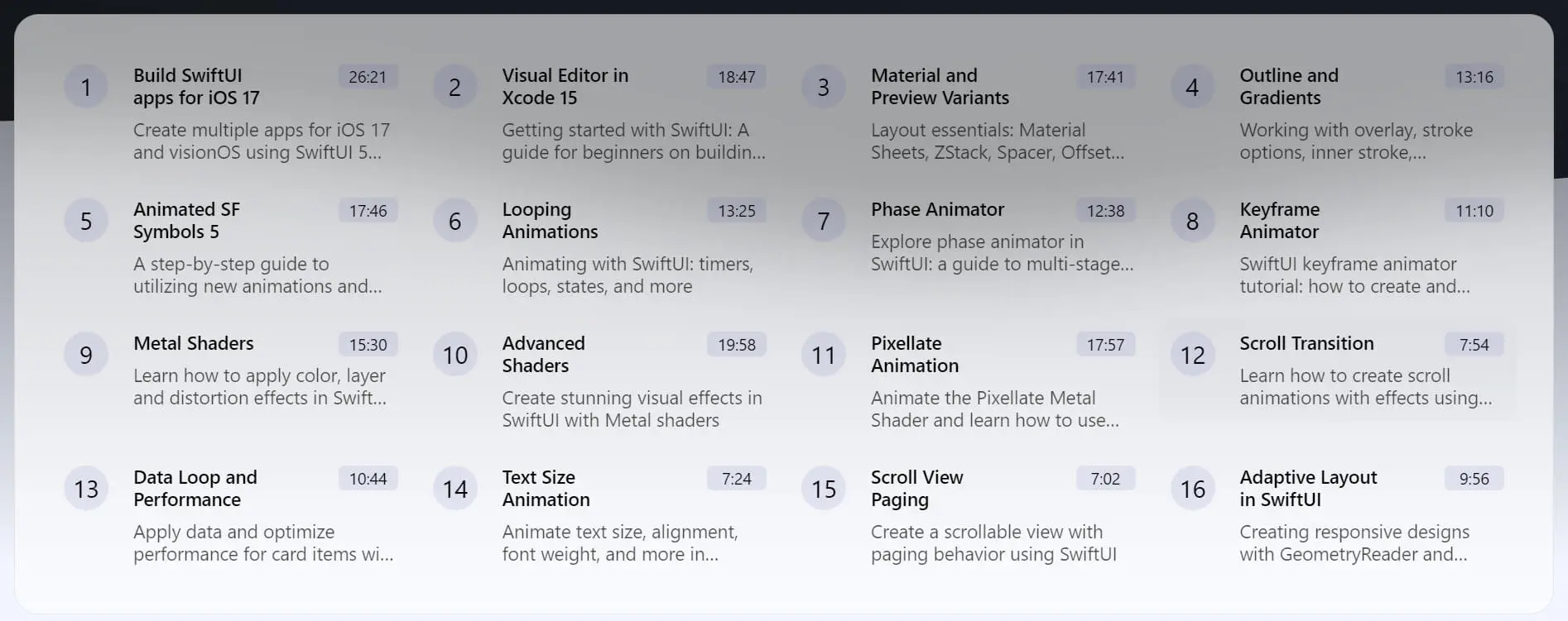 【DesignCode中英字幕】Build SwiftUI Apps for iOS 17